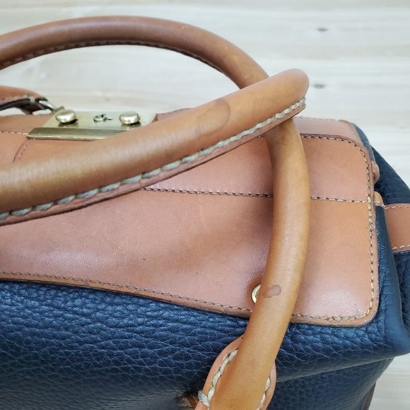 Dooney & Bourke Navy Doctors Bag & Logo Coin Purse - Picture 14 of 16
